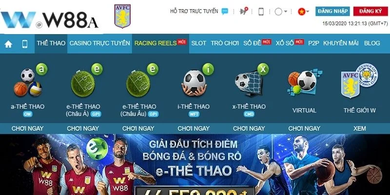 Cá Cược Bóng Đá Trực Tiếp W88: Tụ Điểm Cược Đỉnh Cao  3 Cá cược bóng đá trực tiếp W88 chứa nhiều giải đỉnh cao trên thế giới