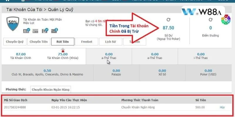 Nạp Tiền W88: Chi Tiết Cách Nạp Tiền Vào W88 Nhanh Chóng 10 Hướng dẫn các bước nạp tiền W88 chi tiết cho người chơi 2025.