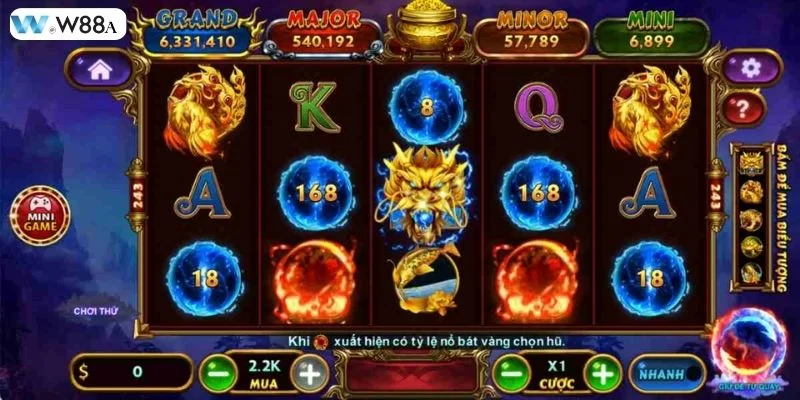 Nhà Cái Game Nổ Hũ W88 – Săn Cá Khủng Ăn Jackpot Bạc Tỷ 3 Nổ hũ Kim Cương có cơ hội nhận jackpot lớn